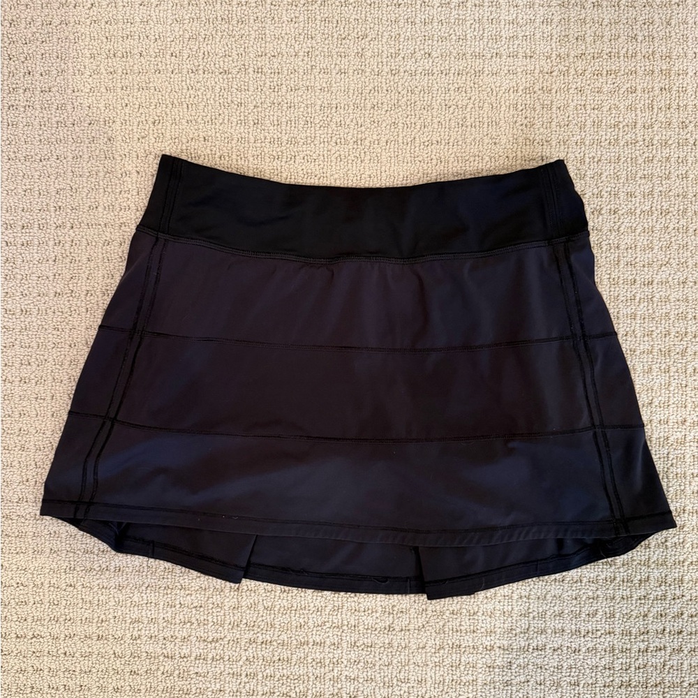 lululemon athletica Black Pace Rival Skirt
